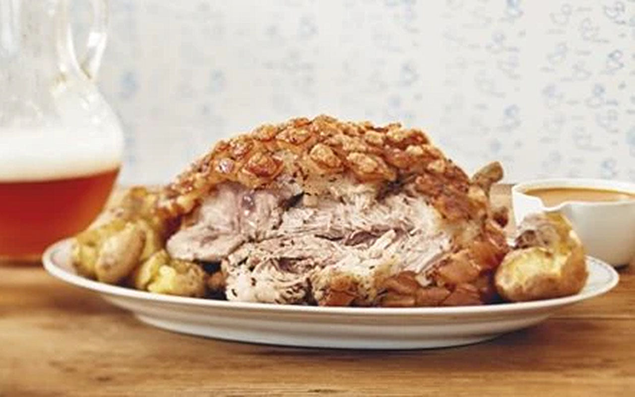 Pomalu pečená vepřová plec