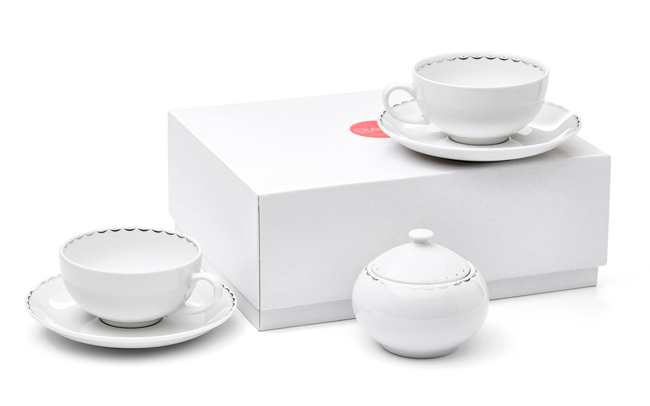 My dva a čaj - zlato a platina (dárkové balení)